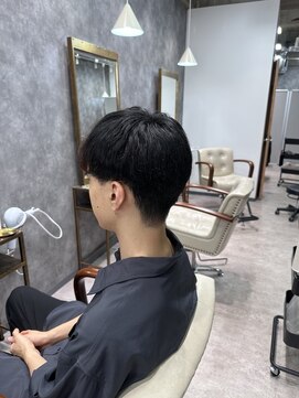 フォンド 津田沼(fond.) ベリーショート/ダークアッシュ/ニュアンスパーマ/韓国マッシュ