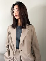 ミンクス 原宿店(MINX) 原宿表参道 ナチュラルヘア 外はねボブ ミディアムレイヤー