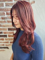 ヘアスタイリングルーム バター(hair styling room butter)&nbsp;【butter辻憲太郎】秋冬感×ボルドーレッド