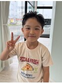 キッズカット☆アップバング