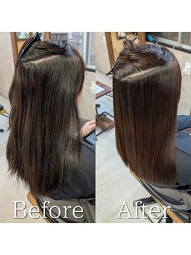 スリー(THREE) 髪質改善トリートメント 縮毛矯正 髪質改善ストレート 酸性