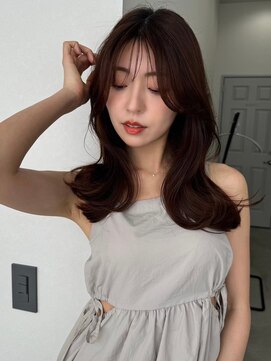 ソヨン 栄店(SOYON) フェミニンロング/似合わせカット/メルティカラー/2wayバング