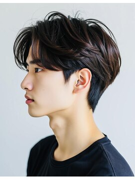 ユーフォリア 銀座本店(Euphoria) ビジネスにも◎センターパート　韓国　ゆるパーマ