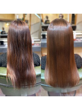 リリアン(Ririan) 【橋本】酸性縮毛矯正+自社製品髪質改善トリートメント