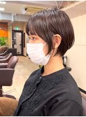 小顔カット/ショート/ボブ/前髪/顔まわりカット/大人可愛い/銀座