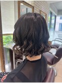 ボブパーマ/コテ巻き風パーマ/デジタルパーマ