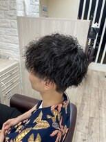 カイノ メンズサロン 金剛店(KAINO)&nbsp;ツーブロック　マッシュ　波パーマ　スパイラル