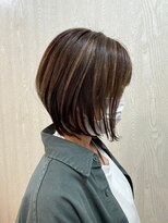 ヘアーアンドビューティーガーデン(HAIR AND BEAUTY GARDEN) 大人ショートボブヘアくびれショート白髪染めグレイカラー40代