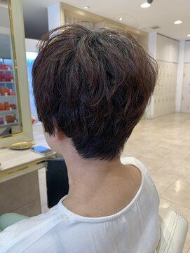 アッシュ 仙川店(Ash) 大人美人ベリーショートNOパーマアッシュブラウン外はねくせ毛