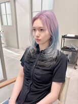 モリオフロムロンドン 大宮店(morio from London)&nbsp;【坪井】ホワイトラベンダー×水色×ブラック