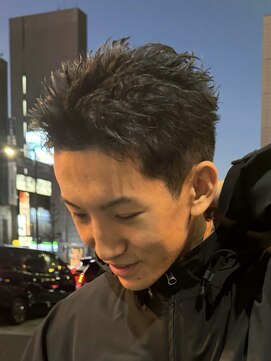 カウンター(COUNTER) メンズスパイキーショート／ピンパーマ　【初回　￥12500】