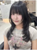 韓国レイヤーカット/ブリーチ/レイヤーカット/ハッシュカット