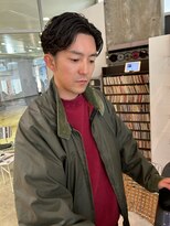 メンズ クーヘアー(Men's coohair) サイドパートパーマ