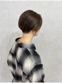刈り上げショート×グレージュカラー【渡辺俊弥】梅田