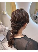 編みおろし/心斎橋ヘアセット