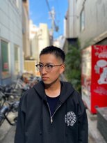 クフィア メンズヘアー カンポ 天王寺店(CUFFIA MEN'SHAIR CAMPO)&nbsp;ツイストスパイラルパーマラウンドマッシュアップバング