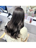 ビューバイネオリーブ 用賀店(Beau'r by neolive)&nbsp;大人ガーリーダークアッシュ似合わせカットミディアムレイヤー
