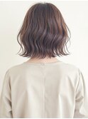外ハネくびれボブ/韓国風似合わせ/透明感カラー春カラーｐ大宮