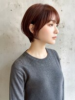 ルービック(Rubik's)&nbsp;ショート/ピンクベージュ/ハンサムショート/髪質改善/耳掛け