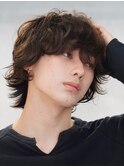 ルーズパーマシャドウパーマ波巻きスパイラルパーマメンズパーマ