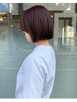 ブリックバイブレイス 千葉 千葉中央(brick by brace)&nbsp;ミルクティーブロンド/ダークブルー/デジタルパーマ/千葉駅