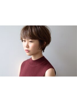 リチェッタ(Ricetta) クセ毛風カール×ハイライト×アッシュベージュ×セミウェット