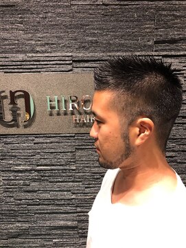 ヒロギンザ 五反田店(HIRO GINZA) かき上げソフトモヒカン＜理容室＞