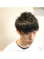 リレーションメンズヘアー(RELATION MEN'S HAIR)&nbsp;マッシュスタイル／カルマパーマ／ダークアッシュ