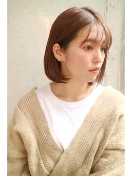 ダヴィン 中目黒(DaVin) 【DaVin中目黒】内巻きボブ カーキベージュ