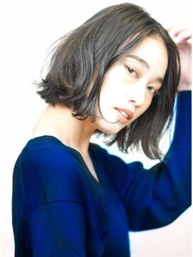 メリケンビューティーパーラー コウベ(MERICAN BEAUTY PARLOR KOBE) 「デジタルパーマ イメチェンボブ ダークアッシュ」牧田じゅん