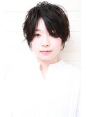 ［OCEAN　Hair&Life]黒髪☆春パーマ☆ベリーショート☆