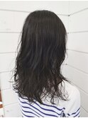 セミロング/20代/30代/40代/ブラック