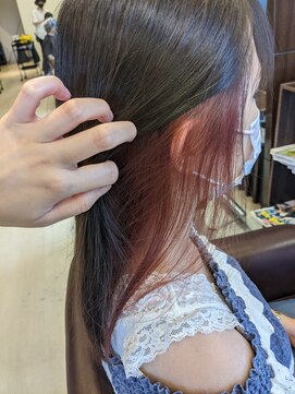 アクトグロース(act Growth) くすみピンク×インナーカラー