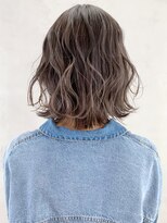 アイティーバイアルバム 松戸店(IT by ALBUM)&nbsp;グレージュミディ_ショコラベージュボブルフ_ba340812