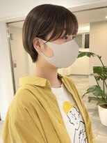 フォト 新宿(foto) グレーベージュ前髪パーマレイヤーカットダブルカラー髪質改善
