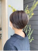 グレーインナーショートボブ