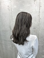 アジールヘア 赤羽駅南口店(agir hair)&nbsp;コントラストハイライト　グレージュ系カラー