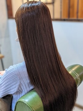 ムー(moo.) 斜めバング/グレージュカラー/シルキーベージュ/矢場町