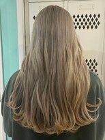 マティーナ ヘアー 池袋(Matina hair)&nbsp;【ロング×ミルクティー】20代30代40代