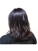 久留米【voice】ゆるふわダークパープル stylist 相良