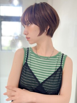 ロンドエニカ 大宮(Lond enika) 前髪パーマアッシュカラーレイヤーロンググレーベージュ[大宮]