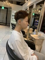 アイズ 海老名(AIZU)&nbsp;スウィングアップバングジェットモヒカンフェードカット骨格矯正