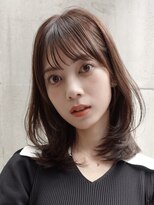 ノイ(noi)&nbsp;顔周りレイヤーカットくびれヘアミルクティーベージュカラー