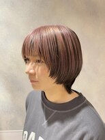 フェイス 石川町 (FACE)&nbsp;アンブレラカラー/ショートウルフ/ピンクベージュカラー