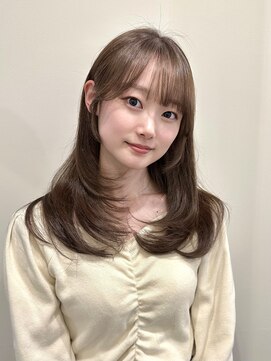 ユニコ(unico) 韓国風/レイヤー/前髪/顔まわり/小顔/姫カット