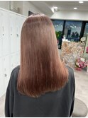 ミルクティーベージュダブルカラーケアブリーチインナーカラー