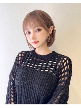 コア 表参道(COA) レイヤーカット/ウエットヘア/オリーブベージュ/表参道/表参道駅