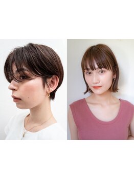 <技ありショート>似合わせを意識して1ｍm単位で丁寧にカット*初心者にも大好評![いわき/髪質改善/学割U24]