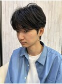 ナチュラルな毛流れがかっこいい韓国ヘア