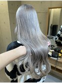 ミルクティーグレージュ「レイヤースタイル」